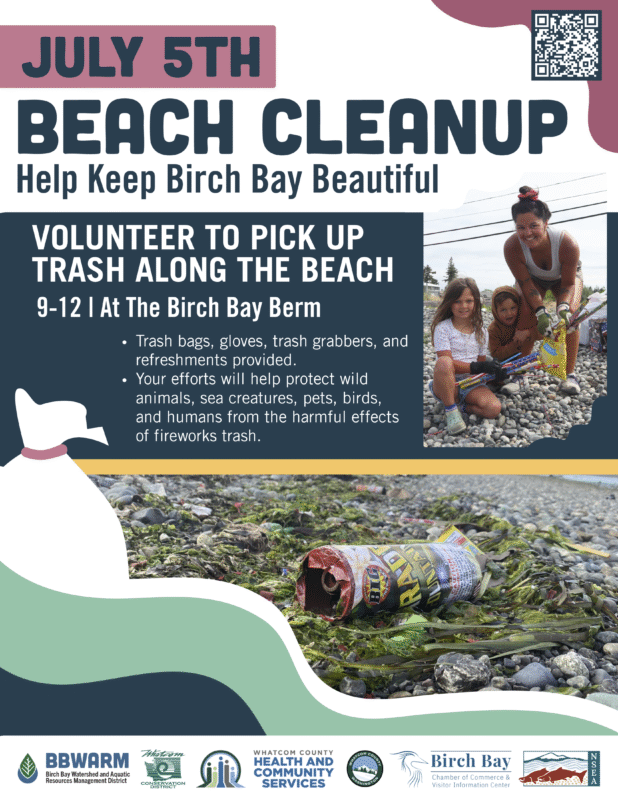 Birch Bay Beach Cleanup Poster